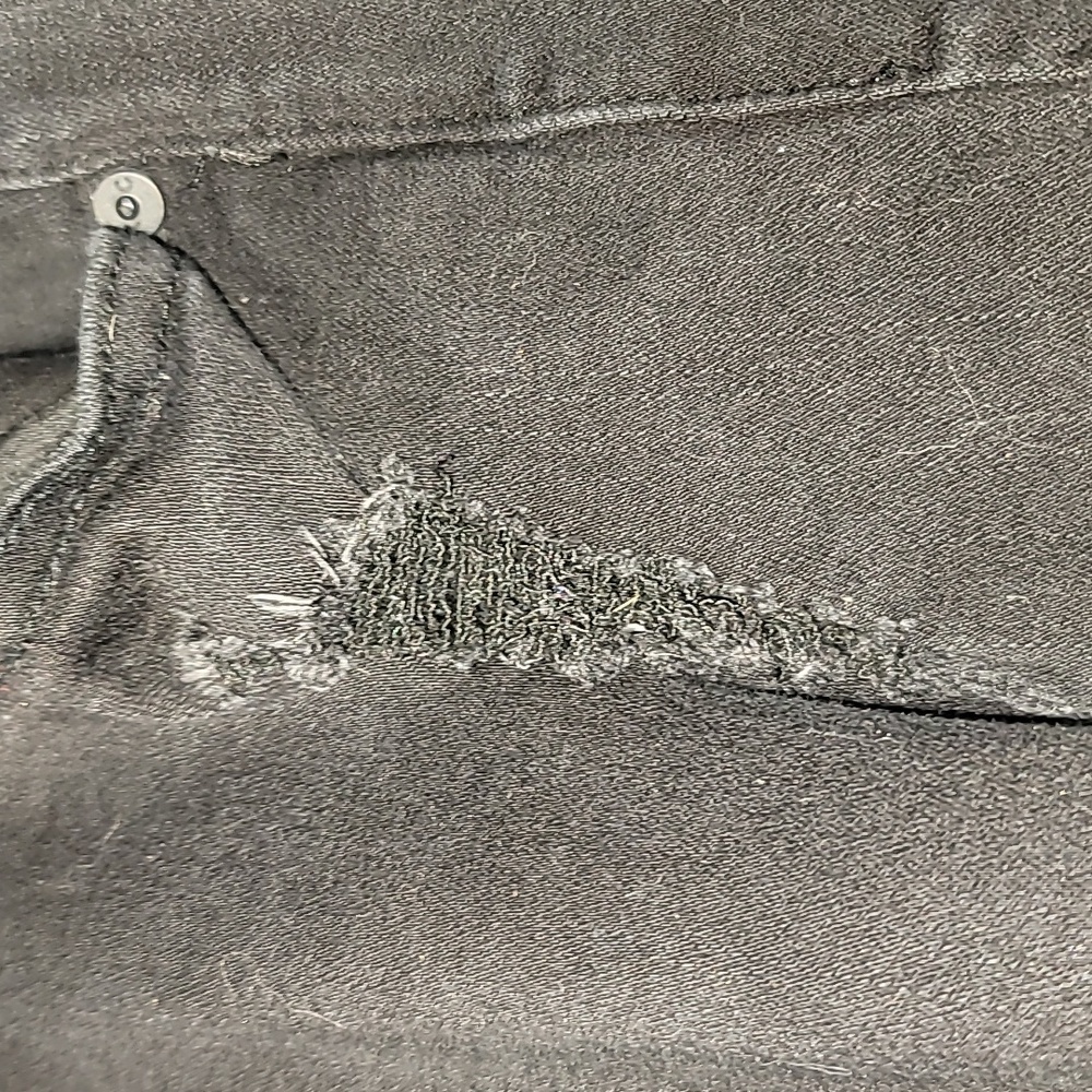 KanCan Black Jeans with Distressing - Picture 6 of 13